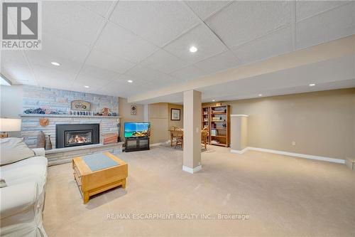 625 Golf Club Road, Hamilton, ON - Indoor With Fireplace