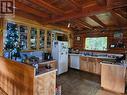 7703 6 Highway, Fauquier, BC  - Indoor Photo Showing Kitchen With Double Sink 