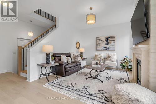 192 Giddings Crescent, Milton (Scott), ON - Indoor Photo Showing Living Room With Fireplace