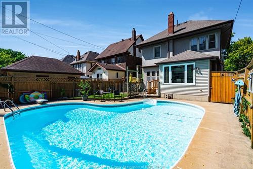 858 Chilver Road, Windsor, ON - Outdoor With In Ground Pool