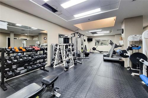 135 James Street S|Unit #809, Hamilton, ON - Indoor Photo Showing Gym Room