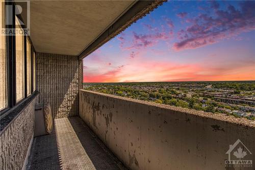 1285 Cahill Drive Unit#2105, Ottawa, ON - Outdoor With Balcony With View