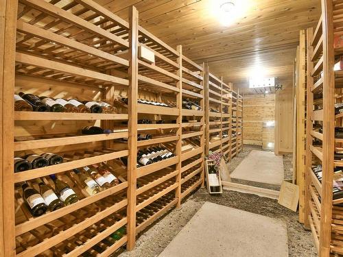 Wine cellar - 58 Rue Champêtre, Saint-Hippolyte, QC - Indoor With Storage