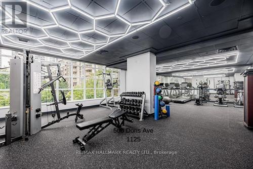 1125 - 500 Doris Avenue, Toronto (Willowdale East), ON - Indoor Photo Showing Gym Room