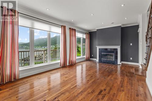 8 West Point Road, Portugal Cove - St. Philips, NL - Indoor Photo Showing Living Room With Fireplace