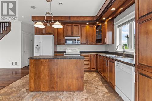 8 West Point Road, Portugal Cove - St. Philips, NL - Indoor Photo Showing Kitchen With Double Sink