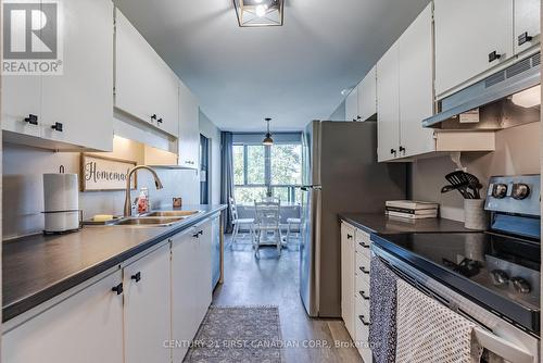 607 - 600 Grenfell Drive E, London, ON - Indoor Photo Showing Kitchen With Double Sink