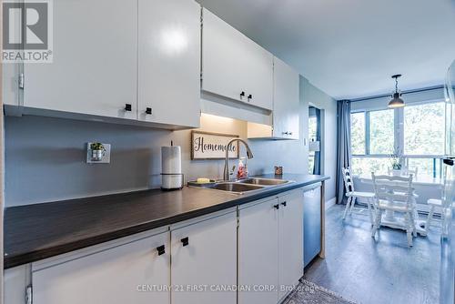 607 - 600 Grenfell Drive E, London, ON - Indoor Photo Showing Kitchen With Double Sink