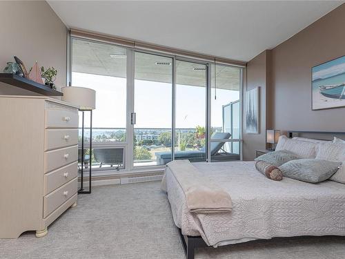 906-160 Wilson St, Victoria, BC - Indoor Photo Showing Bedroom