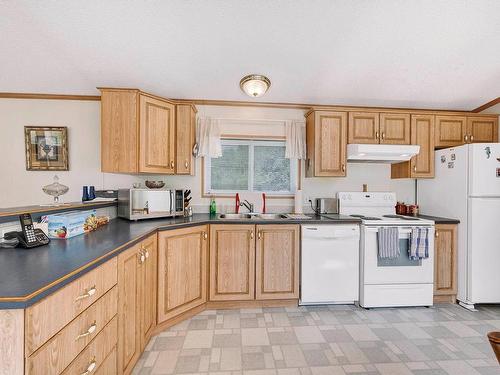 46 Blackpool Road, Clearwater, BC - Indoor Photo Showing Kitchen With Double Sink