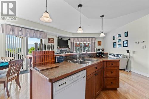 611 Shuswap Street Sw Unit# #204, Salmon Arm, BC - Indoor Photo Showing Kitchen With Double Sink