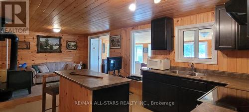 136 Coldstream Road, Kawartha Lakes, ON - Indoor Photo Showing Kitchen With Double Sink