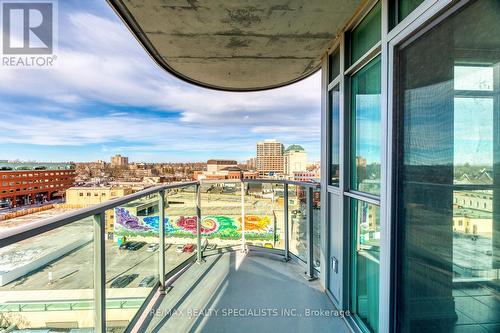 702 - 9 George Street, Brampton (Downtown Brampton), ON - Outdoor With Balcony With View With Exterior