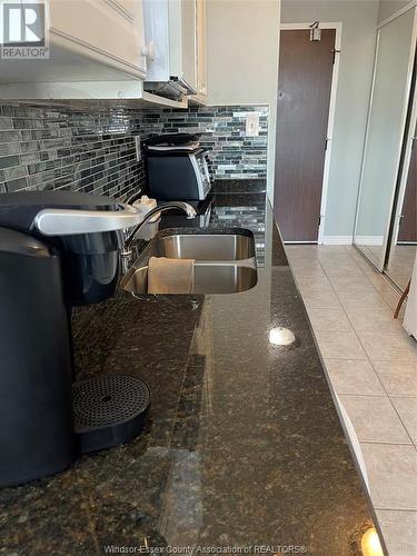 120 Pickering Drive Unit# 503, Amherstburg, ON - Indoor Photo Showing Kitchen With Double Sink