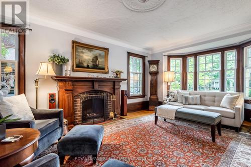 72 Baby Point Crescent, Toronto (Lambton Baby Point), ON - Indoor Photo Showing Living Room With Fireplace