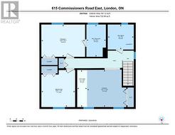 floor plan of he second floor - 