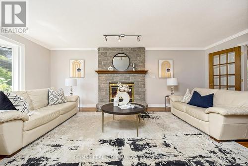 6 Vanstraalen Street, Hamilton (Carlisle), ON - Indoor Photo Showing Living Room With Fireplace