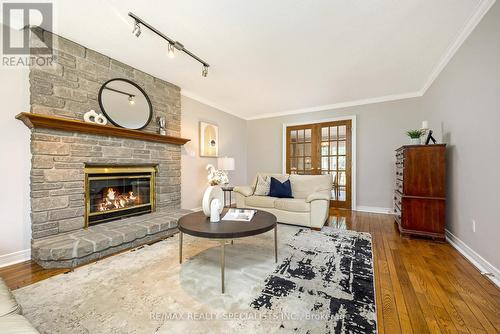 6 Vanstraalen Street, Hamilton (Carlisle), ON - Indoor Photo Showing Living Room With Fireplace