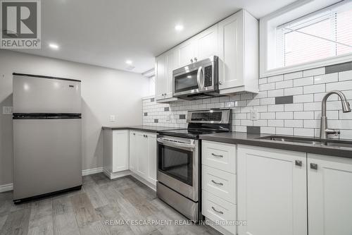 316 East 42Nd Street, Hamilton (Hampton Heights), ON - Indoor Photo Showing Kitchen With Double Sink