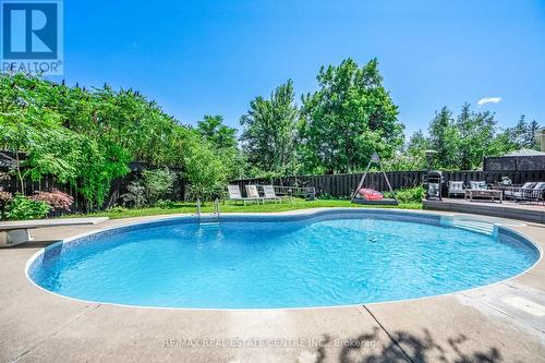 #Upper - 2454 Cobbinshaw Circle, Mississauga (Meadowvale), ON - Outdoor With In Ground Pool With Backyard