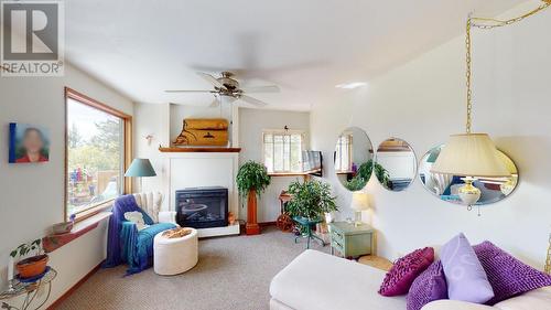 1721 13Th  Avenue, Invermere, BC - Indoor Photo Showing Living Room With Fireplace