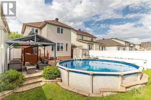 1986 Scully Way, Ottawa, ON - Outdoor With Above Ground Pool