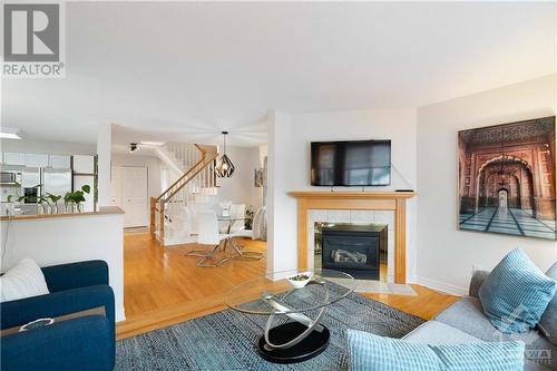 1986 Scully Way, Ottawa, ON - Indoor Photo Showing Living Room With Fireplace