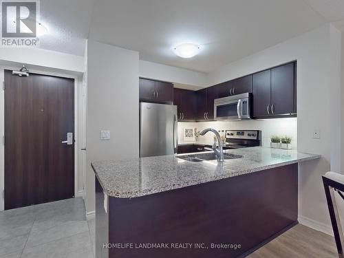 820 - 25 Lower Simcoe Street, Toronto (Waterfront Communities), ON - Indoor Photo Showing Kitchen With Double Sink With Upgraded Kitchen