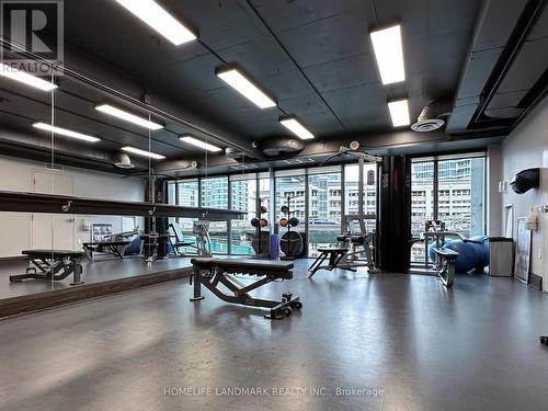 820 - 25 Lower Simcoe Street, Toronto (Waterfront Communities), ON - Indoor Photo Showing Gym Room