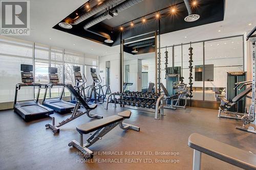 905 - 1480 Bayly Street W, Pickering, ON - Indoor Photo Showing Gym Room