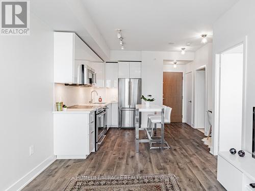 4907 - 30 Shore Breeze Drive, Toronto (Mimico), ON - Indoor Photo Showing Kitchen With Stainless Steel Kitchen