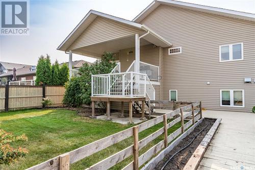 722 Crystal Springs Drive, Warman, SK - Outdoor With Deck Patio Veranda With Exterior