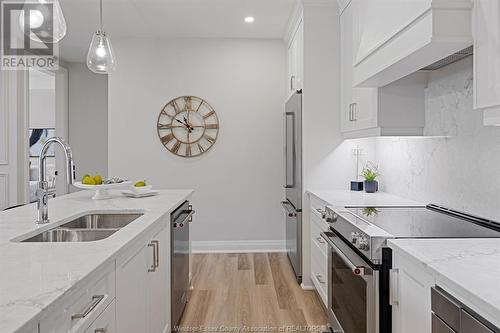 1855 Wyoming Unit# 207, Lasalle, ON - Indoor Photo Showing Kitchen With Stainless Steel Kitchen With Double Sink With Upgraded Kitchen