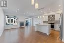 759 Cairn Crescent, Ottawa, ON  - Indoor Photo Showing Kitchen With Fireplace With Stainless Steel Kitchen With Upgraded Kitchen 