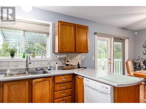 2824 Lower Glenrosa Road, West Kelowna, BC - Indoor Photo Showing Kitchen With Double Sink