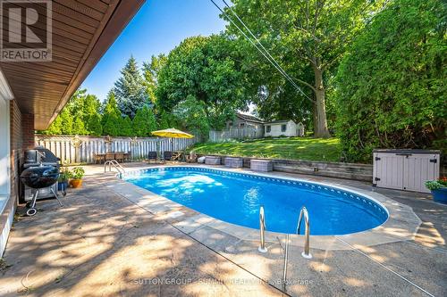 76 Vista Drive, Mississauga (Streetsville), ON - Outdoor With In Ground Pool With Backyard