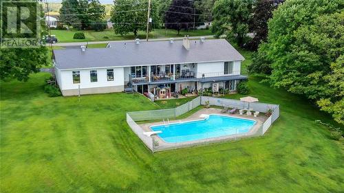 1833 County Road 2 Road, Johnstown, ON - Outdoor With In Ground Pool With Deck Patio Veranda With Backyard