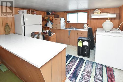 197 Wahamaa Road, Wahnapitae, ON - Indoor Photo Showing Kitchen With Double Sink