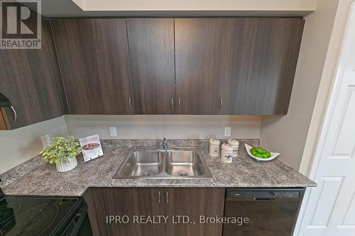 302 - 716 Main Street E, Milton, ON - Indoor Photo Showing Kitchen With Double Sink