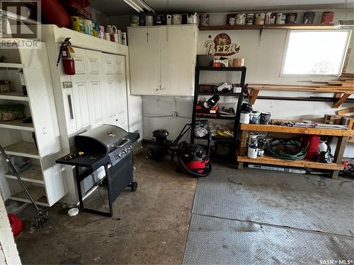 907 Corrigan Street, Lampman, SK - Indoor Photo Showing Garage