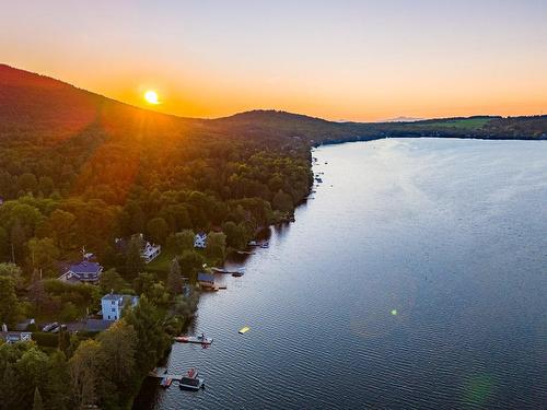 Photo aÃ©rienne - 653 Ch. Maurais, Coaticook, QC - Outdoor With Body Of Water With View