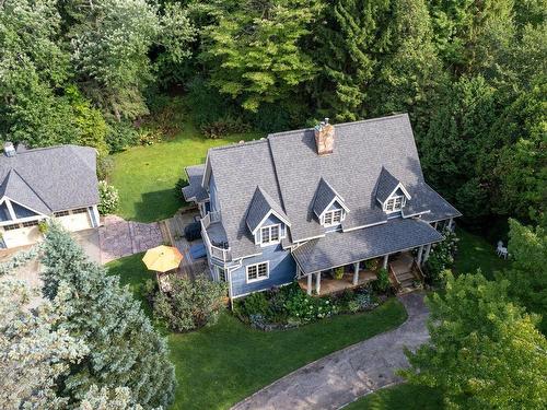 Aerial photo - 79 Rue Brisbane, Hudson, QC - Outdoor With Deck Patio Veranda