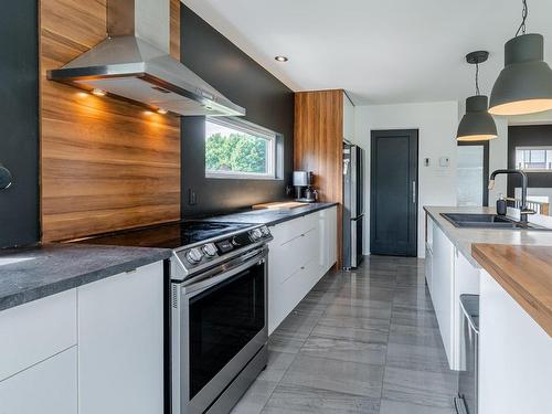 Kitchen - 386 Rue Du Limousin, Lévis (Desjardins), QC - Indoor Photo Showing Kitchen With Double Sink