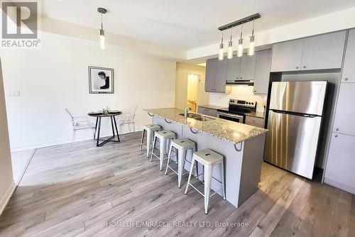 1 - 240 Lagerfeld Drive, Brampton (Northwest Brampton), ON - Indoor Photo Showing Kitchen With Stainless Steel Kitchen