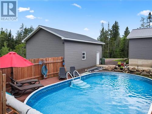 1693 Melanson, Dieppe, NB - Outdoor With Above Ground Pool With Exterior