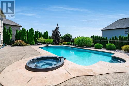 1821 Talbot Road, Kingsville, ON - Outdoor With In Ground Pool With Backyard