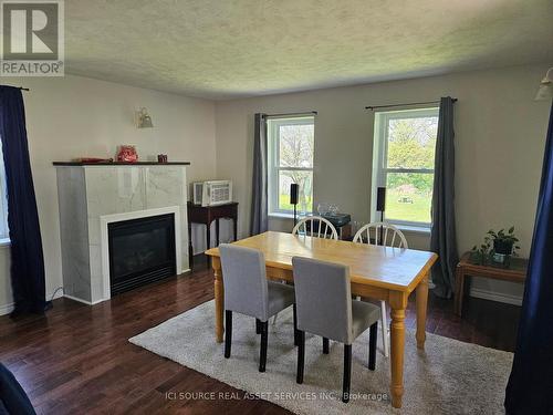 337 Sixth Street E, Cornwall, ON - Indoor Photo Showing Dining Room With Fireplace