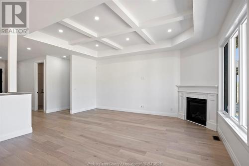 3655 Sutton Avenue, Windsor, ON - Indoor Photo Showing Other Room With Fireplace