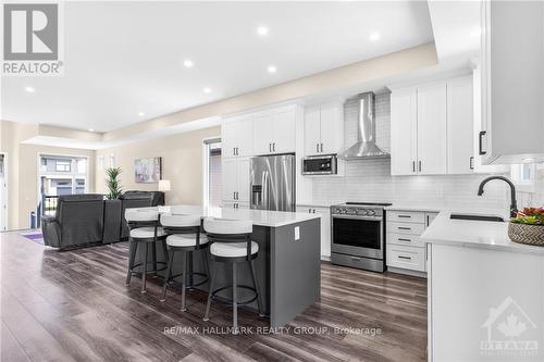 180 Bordeau Street, Prescott And Russell, ON - Indoor Photo Showing Kitchen With Stainless Steel Kitchen With Upgraded Kitchen