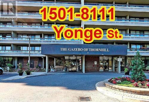 1501 - 8111 Yonge Street, Markham (Royal Orchard), ON - Outdoor With Balcony